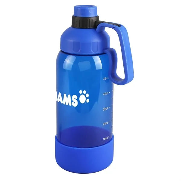 Water bottle with silicone pet bowl.... from ASI 52840 Evans Manufacturing
