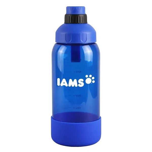 Water bottle with silicone pet bowl.... from ASI 52840 Evans Manufacturing