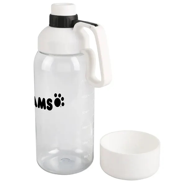 Water bottle with silicone pet bowl.... from ASI 52840 Evans Manufacturing