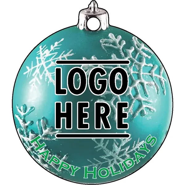 Full color acrylic holiday ornaments with mirror back.... from ASI 72521 Morris Magnets / Laser Cuts