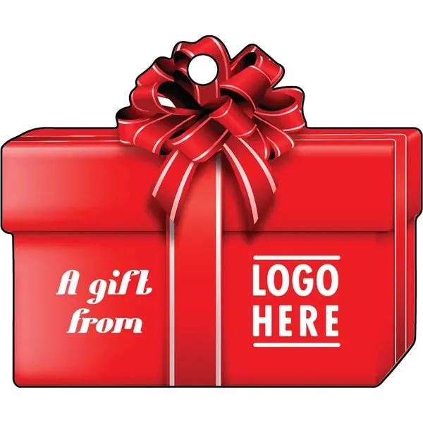 Full color acrylic holiday ornaments with mirror back and red box... from ASI 72521 Morris Magnets / Laser Cuts