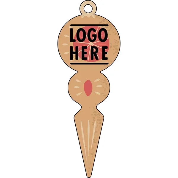 Full color acrylic holiday ornaments with mirror back.... from ASI 72521 Morris Magnets / Laser Cuts