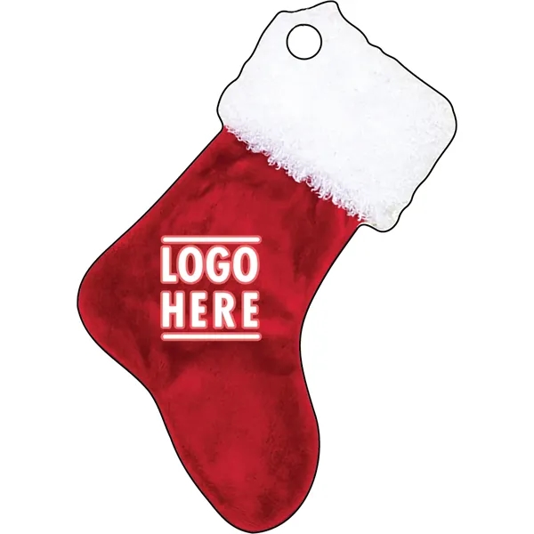 Full color acrylic holiday ornaments with mirror back and Christmas stocking... from ASI 72521 Morris Magnets / Laser Cuts