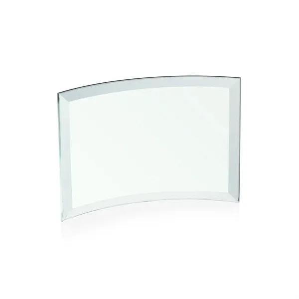 Jade curved rectangle award with beveled edges.... from ASI 84592 St Regis Group / St Regis