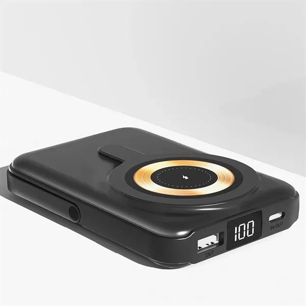 A 10,000 mAh MagSafe power bank with a built-in kickstand for... from ASI 34800 Alstar Creations