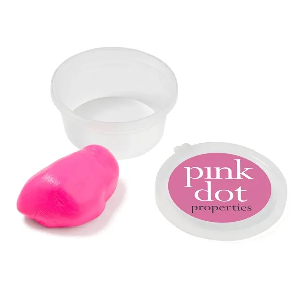 Silly putty inside a two-piece, customizable round case.... from ASI 63549 Jornik Manufacturing Corp / Jornik
