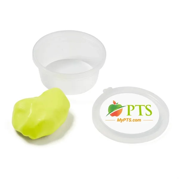 Silly putty inside a two-piece, customizable round case.... from ASI 63549 Jornik Manufacturing Corp / Jornik