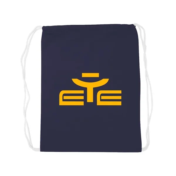 100% Cotton Canvas Backpack with Drawstring close... from ASI 31517 Admart Products / Admart Line