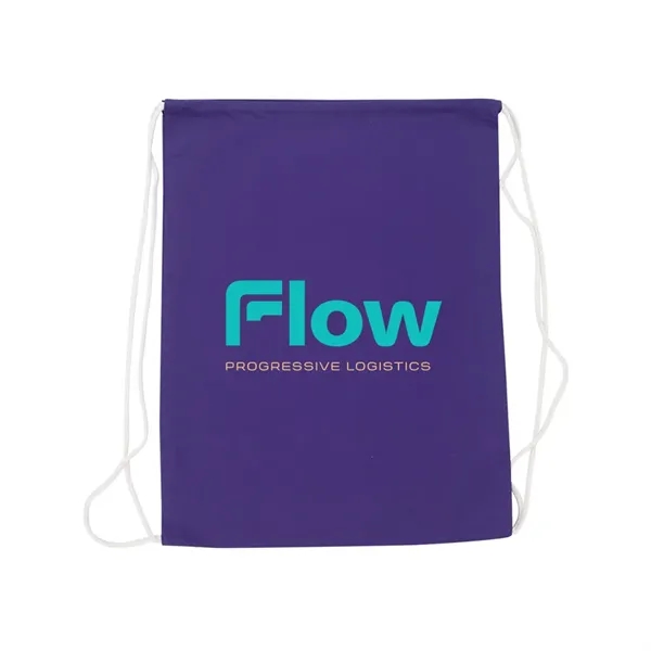 100% Cotton Canvas Backpack with Drawstring close... from ASI 31517 Admart Products / Admart Line