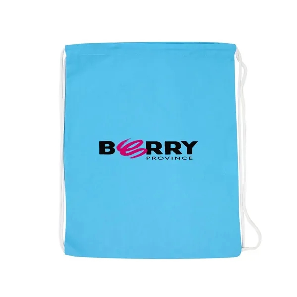 100% Cotton Canvas Backpack with Drawstring close... from ASI 31517 Admart Products / Admart Line