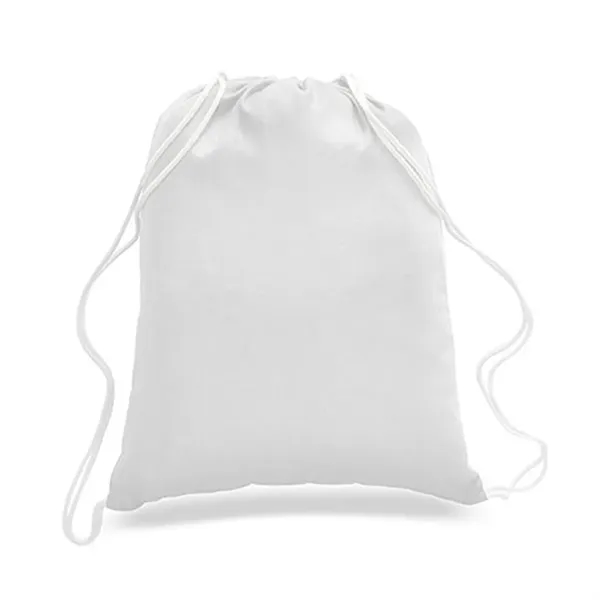 100% Cotton Canvas Backpack with Drawstring close... from ASI 31517 Admart Products / Admart Line