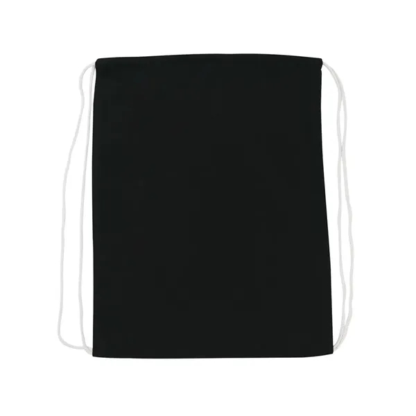 100% Cotton Canvas Backpack with Drawstring close... from ASI 31517 Admart Products / Admart Line