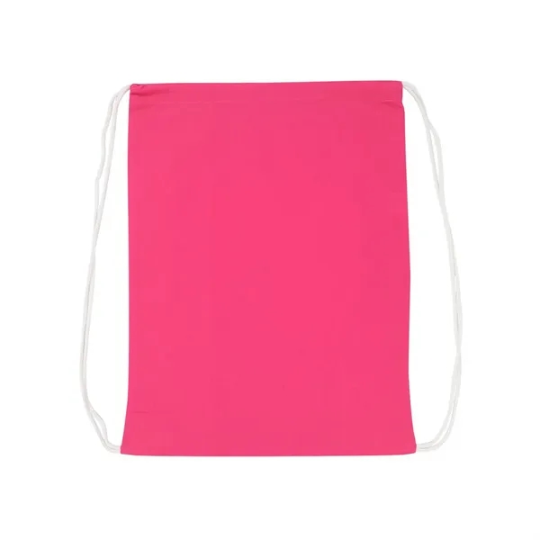 100% Cotton Canvas Backpack with Drawstring close... from ASI 31517 Admart Products / Admart Line