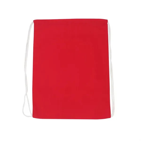 100% Cotton Canvas Backpack with Drawstring close... from ASI 31517 Admart Products / Admart Line
