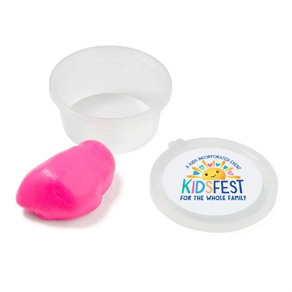 Scented putty inside a two-piece round case with customization.... from ASI 63549 Jornik Manufacturing Corp / Jornik