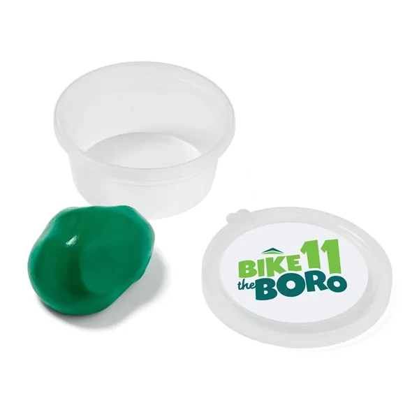 Scented putty inside a two-piece round case with customization.... from ASI 63549 Jornik Manufacturing Corp / Jornik