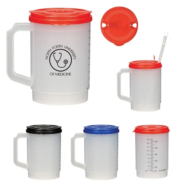 20 oz. polypropylene medical tumbler with a lid, 9" flexi straw,... from ASI 61125 Hit Promotional Products / Hit®