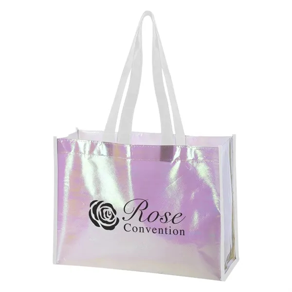 13 7/8" x 10" x 4 7/8" pearl white tote bag... from ASI 61125 Hit Promotional Products / Hit®