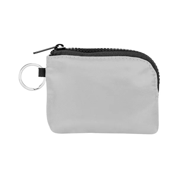 4" x 5" rPET card pouch with zipper closure and split... from ASI 61125 Hit Promotional Products / Hit®