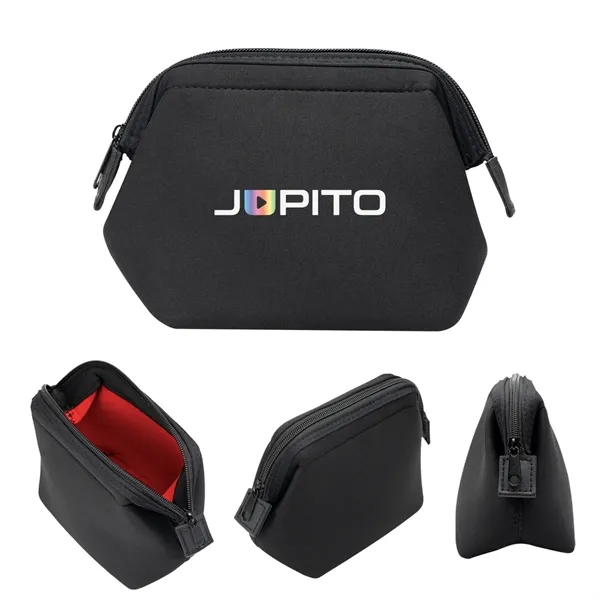 Polyester and EVA pouch with zippered main compartment.... from ASI 61125 Hit Promotional Products / Hit®