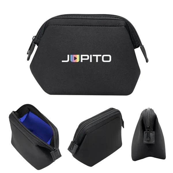 Polyester and EVA pouch with zippered main compartment.... from ASI 61125 Hit Promotional Products / Hit®