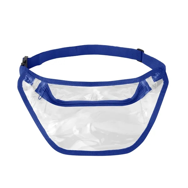 One compartment stadium-approved clear fanny pack with adjustable strap available in... from ASI 40544 Binaco