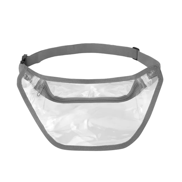 One compartment stadium-approved clear fanny pack with adjustable strap available in... from ASI 40544 Binaco