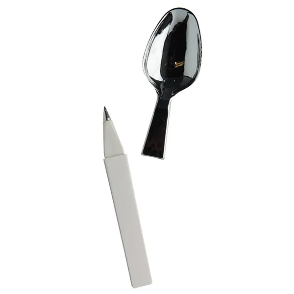 Ballpoint pen with spoon-shaped cap.... from ASI 34415 Alpi International LTD