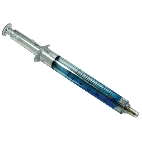 Novelty medical syringe ballpoint pen with click action mechanism.... from ASI 34415 Alpi International LTD