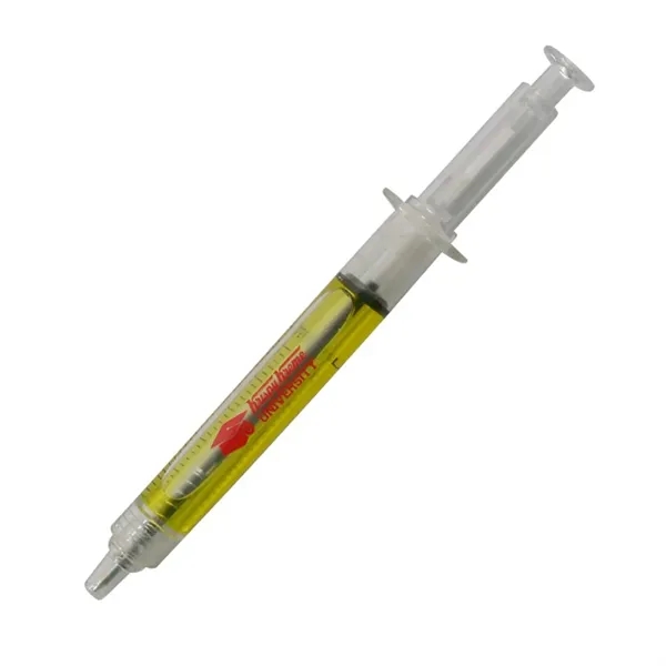 Novelty medical syringe ballpoint pen with click action mechanism.... from ASI 34415 Alpi International LTD