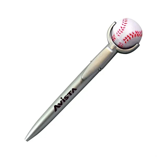 Ballpoint pen with squeezable baseball topper.... from ASI 34415 Alpi International LTD