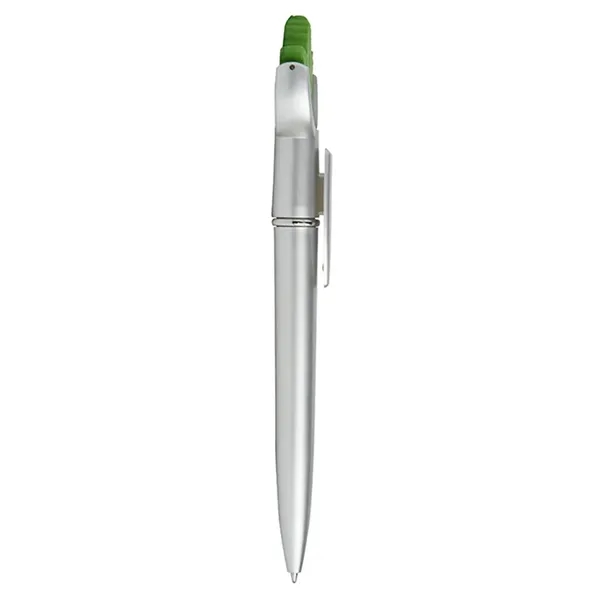 Ballpoint pen with squeezable cannabis leaf topper.... from ASI 34415 Alpi International LTD