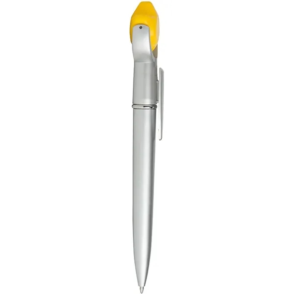 Ballpoint pen with star shaped stress relieving topper.... from ASI 34415 Alpi International LTD