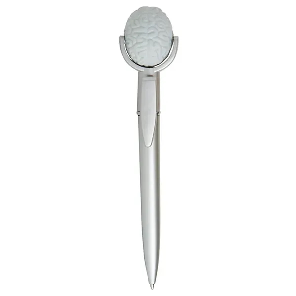 Ballpoint pen with brain shaped stress relief topper.... from ASI 34415 Alpi International LTD