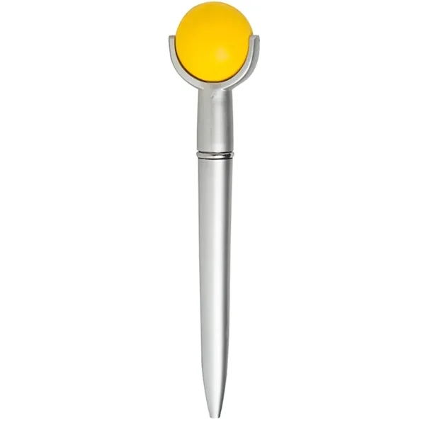 Ballpoint pen with squeezable smiley face topper.... from ASI 34415 Alpi International LTD