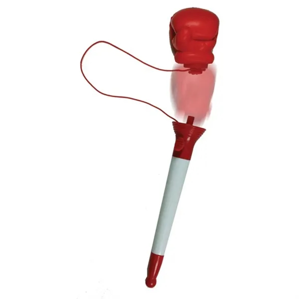 Ballpoint pen with boxing glove pop topper.... from ASI 34415 Alpi International LTD