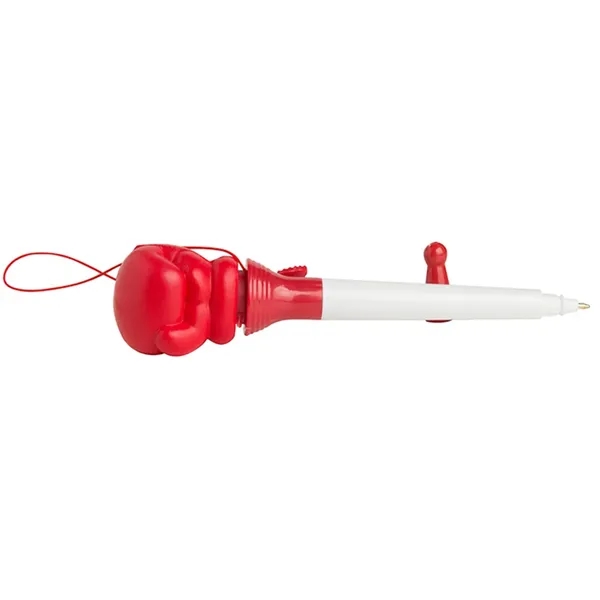 Ballpoint pen with boxing glove pop topper.... from ASI 34415 Alpi International LTD