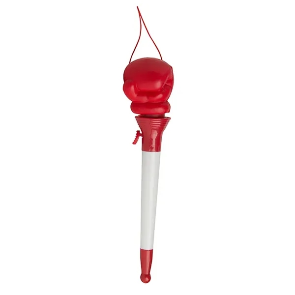 Ballpoint pen with boxing glove pop topper.... from ASI 34415 Alpi International LTD