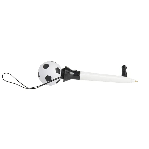Ballpoint pen with pop-top soccer ball.... from ASI 34415 Alpi International LTD