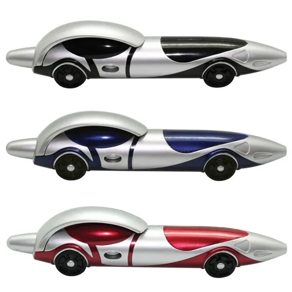 Race car shaped ballpoint with click-action mechanism.... from ASI 34415 Alpi International LTD