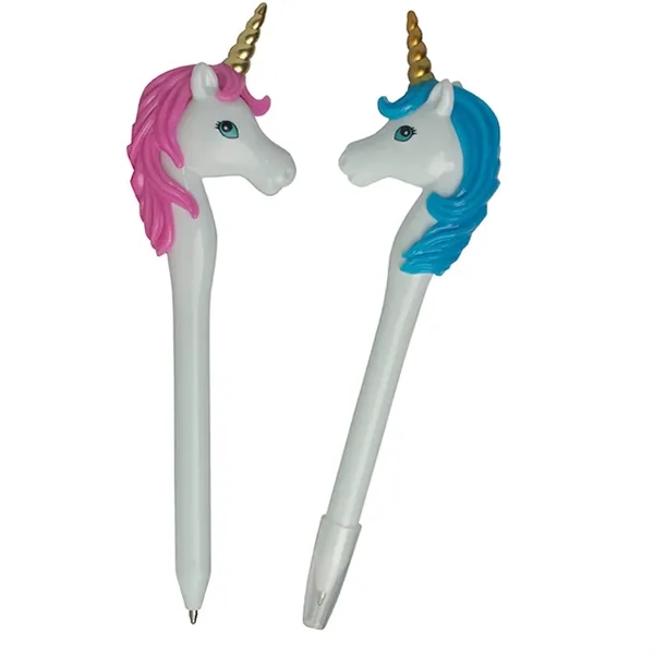 Ballpoint pen with unicorn head topper.... from ASI 34415 Alpi International LTD
