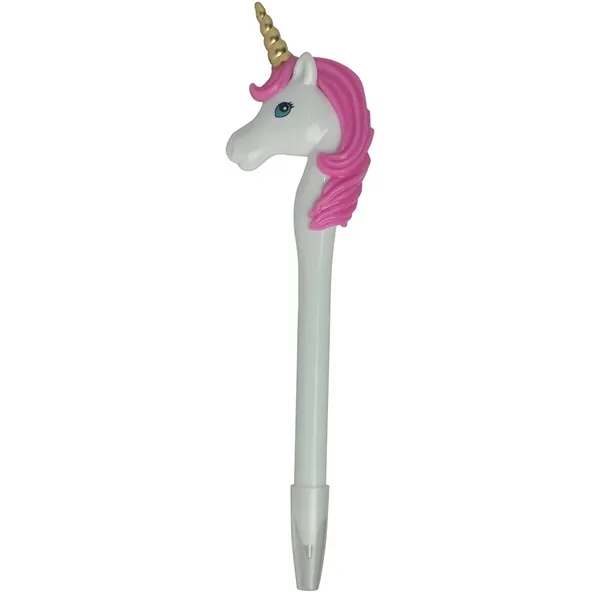 Ballpoint pen with unicorn head topper.... from ASI 34415 Alpi International LTD