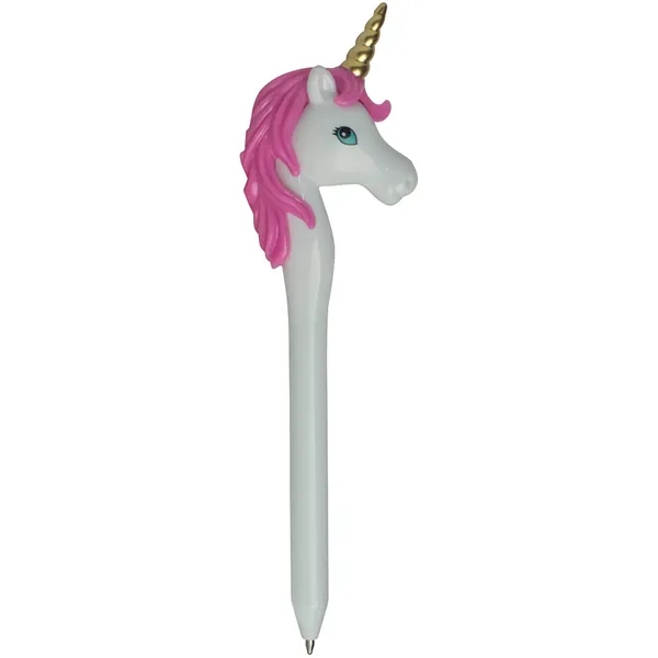 Ballpoint pen with unicorn head topper.... from ASI 34415 Alpi International LTD