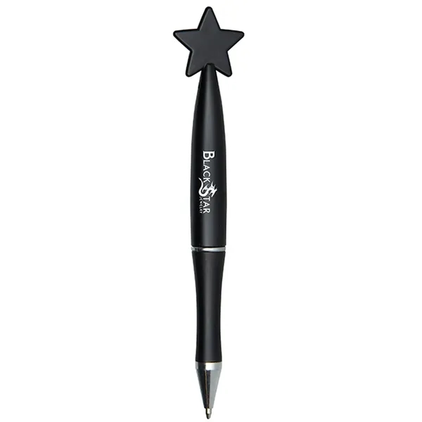 Ballpoint pen with star shaped topper.... from ASI 34415 Alpi International LTD