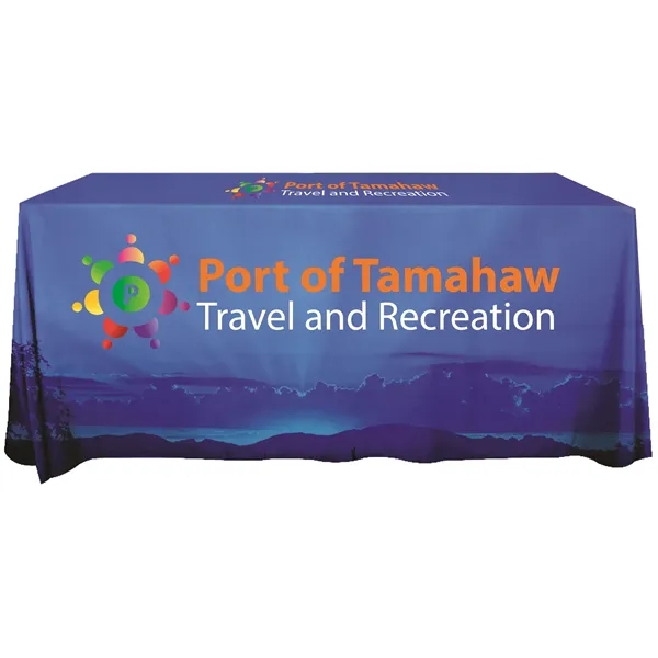 100% polyester poplin table cover for 6' or 8' rectangular tables.... from ASI 36558 Aprons, Etc.