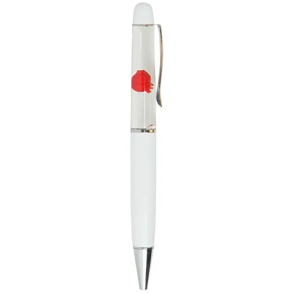 Ballpoint pen with floating hearts.... from ASI 34415 Alpi International LTD