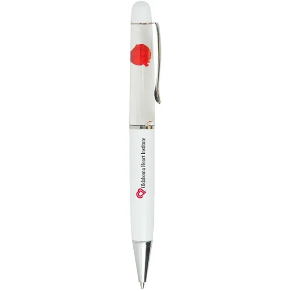 Ballpoint pen with floating hearts.... from ASI 34415 Alpi International LTD