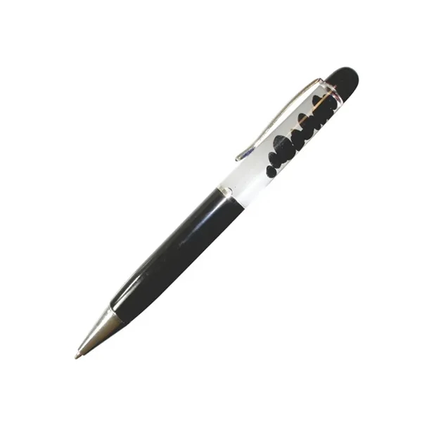 Pen with liquid bubbles inside the barrel.... from ASI 34415 Alpi International LTD
