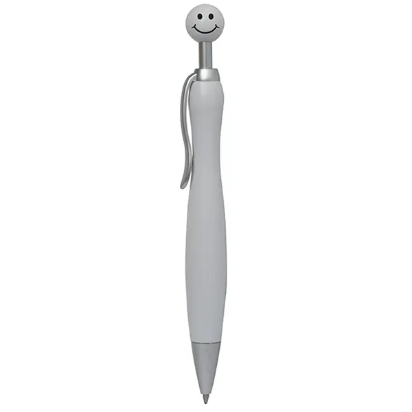 Click-action ballpoint pen with basketball shaped stress reliever topper.... from ASI 34415 Alpi International LTD
