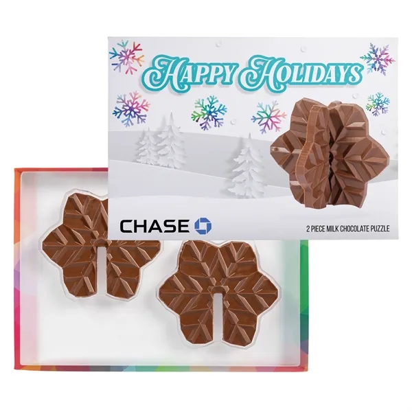 3D Puzzle Milk Chocolate Snowflake... from ASI 44900 NC Custom (CI/Lanco) / Chocolate Inn